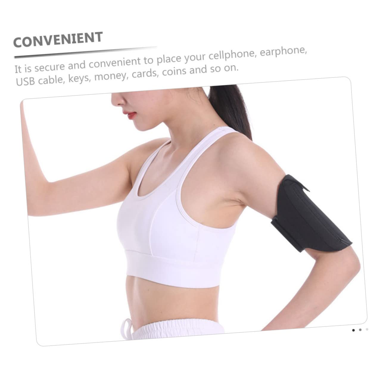 VILLCASE 4 Pezzi Marsupio per Telefono Braccio e Polpaccio per e Fitness Design e Confortevole per e Accessori per Attività Outdoor e