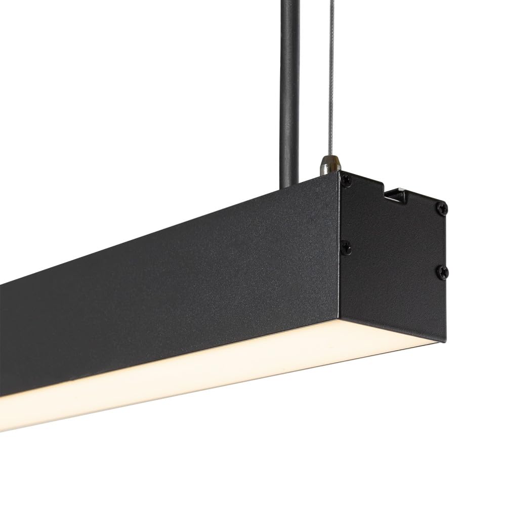 Luminaria Lineal LED Philips 2835 60Cm 20W 2700ºK IP40 Acabado Negro [1916-NSLNL600MM-P-WW] | Greenice