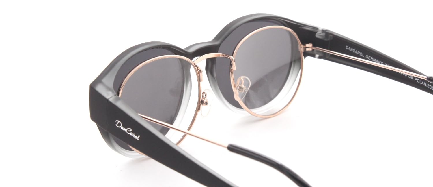 DanCarol DC-POL-2060-C6-Türkis- Die Überbrille, ideal für Brillenträger mit Polariziert Gläser