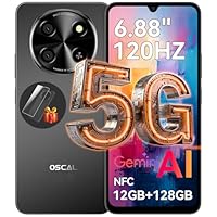 OSCAL TIGER8 5G 対応スマホAndroid 15 スマホ AI搭載 Amazon | 【5G 対応】OSCAL TIGER8 SIMフリースマホ｜Android 15