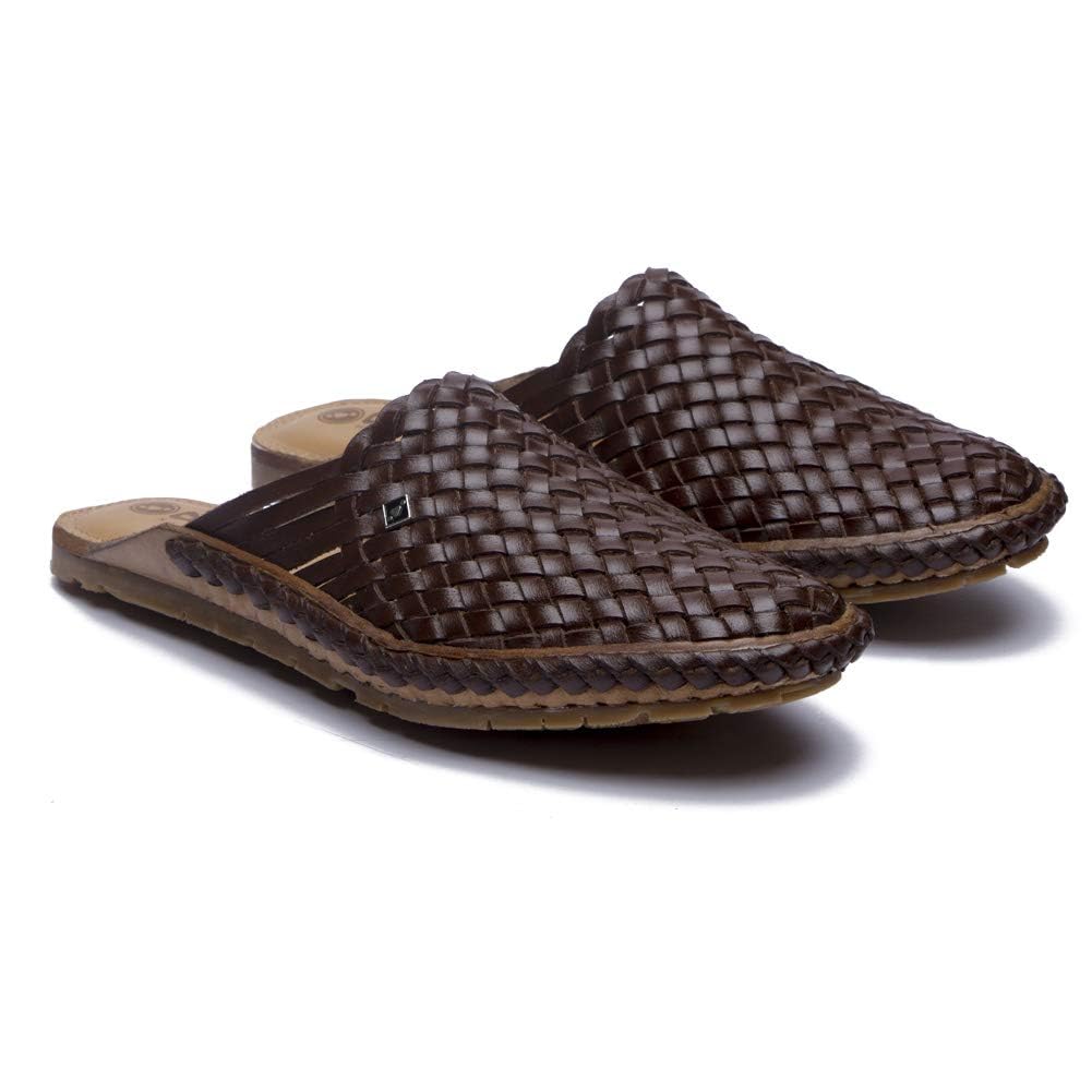 DESI HANGOVER Mens Handmade Leather Slip-On Loafers | Casual & Ethnic Everyday Shoes | Comfortable & Stylish Brown Footwear (B08LMZ1LMQ) Amazon Price History, Amazon Price Tracker