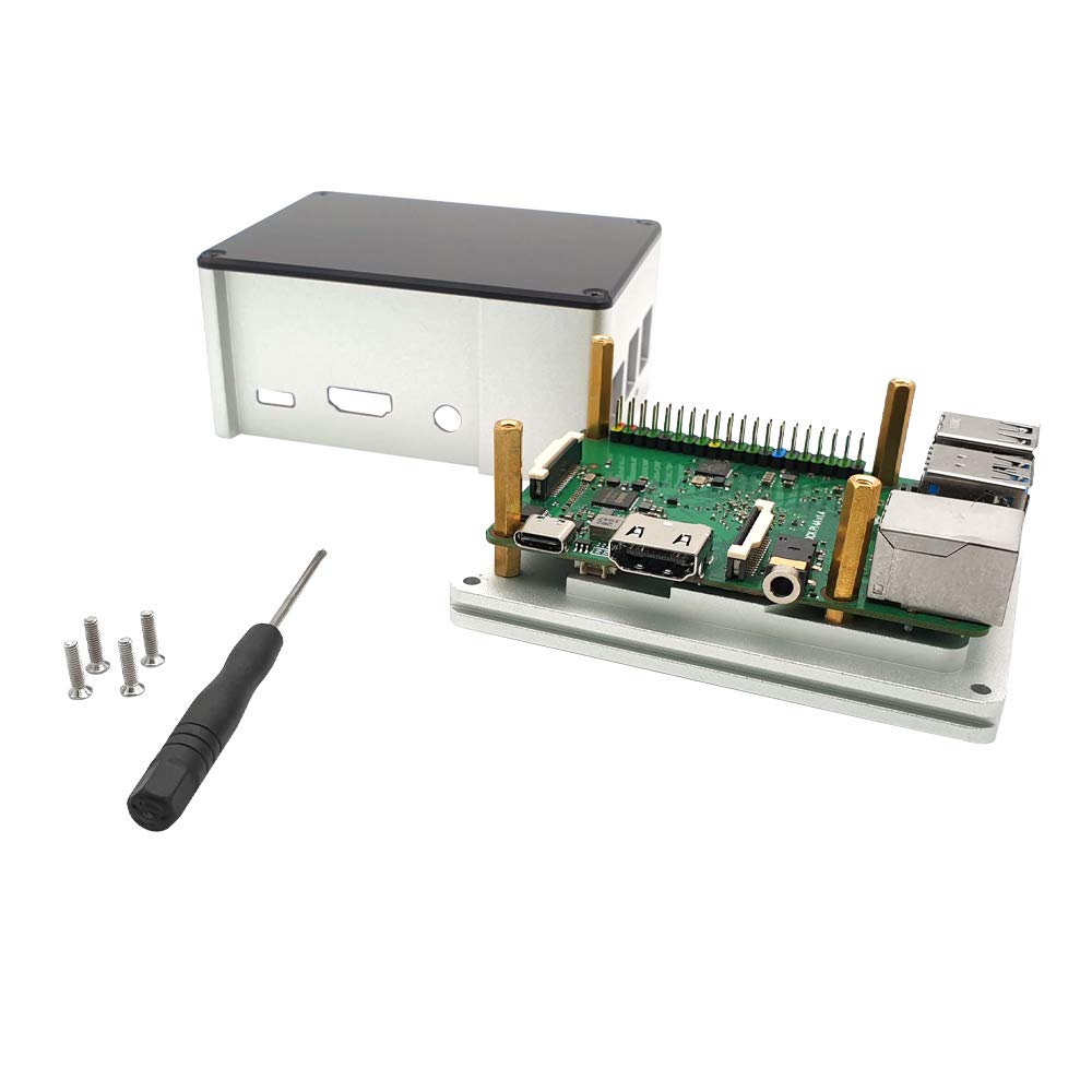youyeetoo Rock PI 4B Rockchip RK3399 ARM Cortex Six Core SBC/komputer jednopłytowy kompatybilny z oficjalnym wyświetlaczem Raspberry Pi (metalowa obudowa PI4)