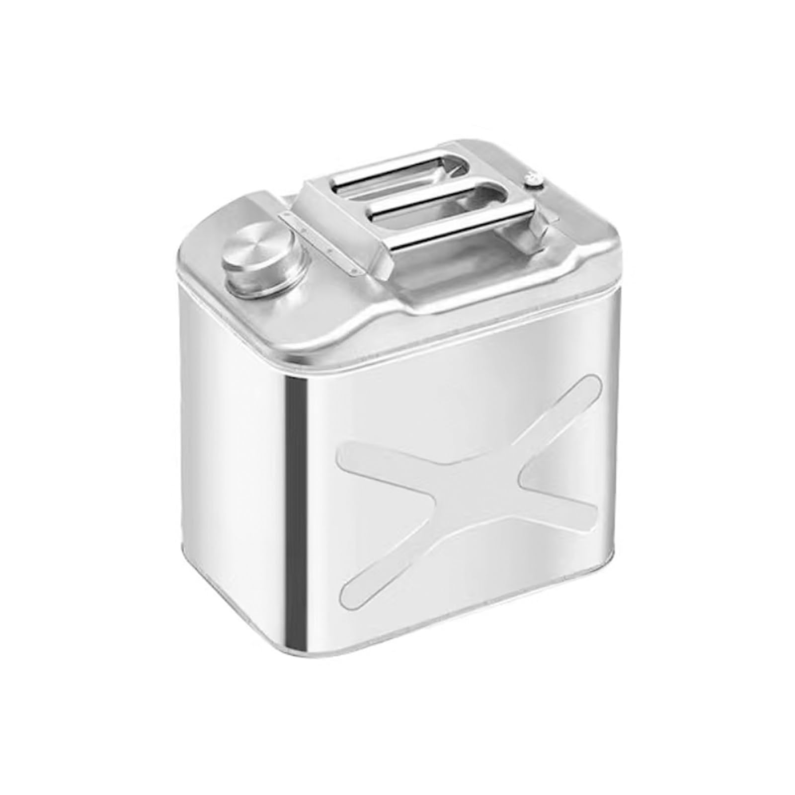 Bidon Gasolina Inoxidable 304, Contenedor Metálico Versátil, Bidón de Gasolina y Diésel, para Coches, Camiones y Motocicletas(10L/2.6Gla)