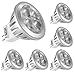 LEDGLE Ampoule LED GU4 12V MR11 3W, 36W Ampoule Halogene équivalent, 260LM, Non dimmable, Blanc Chaud 2700K, Lot de 6