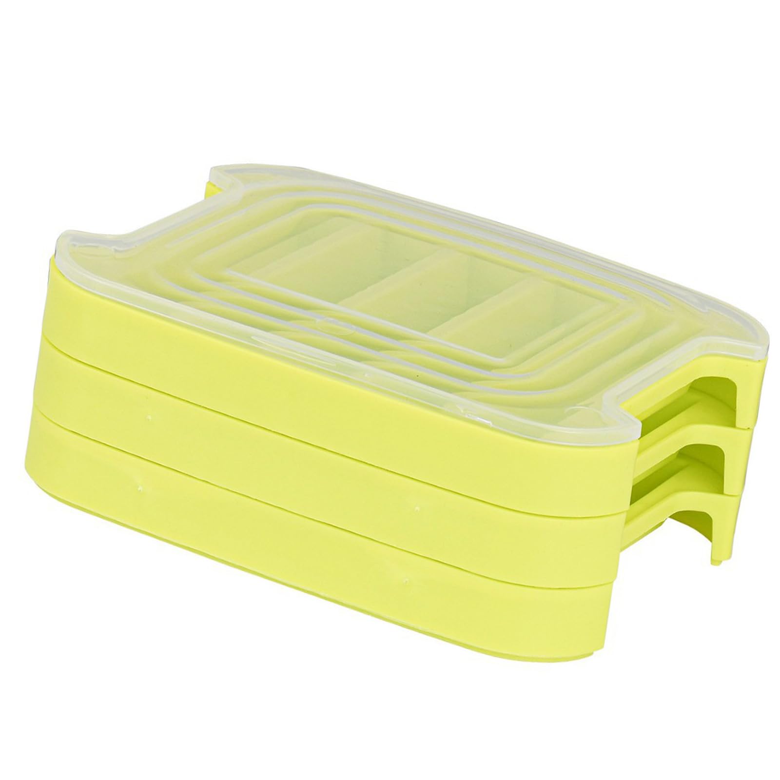 ZEPFJHE Flexible Silicone Ice Cubes Tray with Easy Release Design and Leak Proof Lid Clear Ice Maker for Cocktails and Beverages PP Silicone Tray