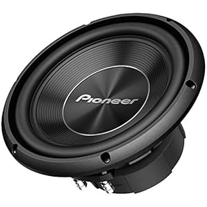 Pioneer TS-A250D4 10″ Dual 4 ohms Voice Coil Subwoofer, Black