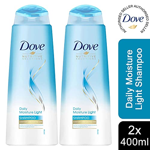 Dove Nutritive Solutions Daily Moisture Light Shampoo, 400 ml (Pack of 1) White - Image 3