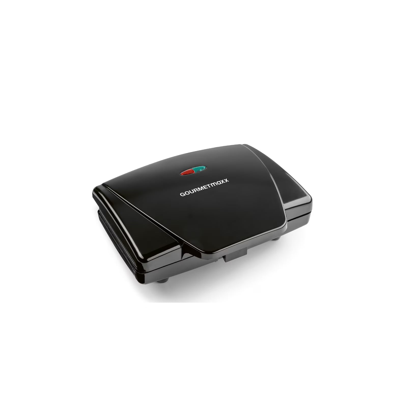 GOURMETmaxx Waffle belga, 750 W, nero, con spie di controllo