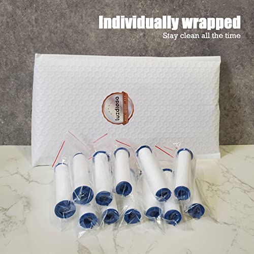 Vortex Shower Head Pp-Cotton Filter Cartridge 3.7In Set Of 12 Replacement Filter Cartridge For Detachable Propeller Hydro Shower Jet Sets #TOP2