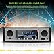 Lazmin112 Autoradio mit Bluetooth, Autoradio Bluetooth Freisprecheinrichtung, Radio Stereo, MP3 Player, FM Autoradio mit 1 USB/AUX/SD Karte, 1 DIN, 12V