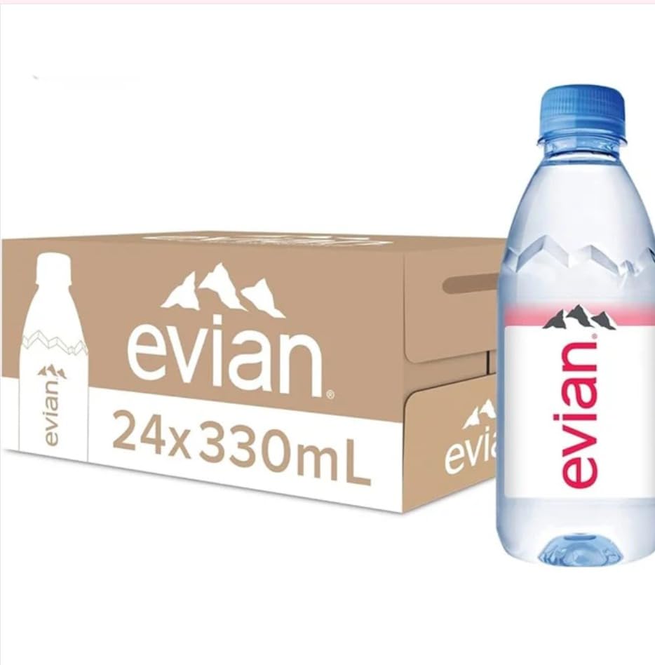 Eveiiann Natural Mineral Water | 24 X 330ML | Pack Of 24 Bottles | By FERNS N FROST