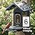 Solar Powered Smart Bird Feeder with Camera — 2K HD Video Bird Feeder with AI Bird Identification, Wireless 2.4 GHz WiFi Outdoor Birdhouse Camera with Live Feed — Gift for Bird Lovers, Weatherproof