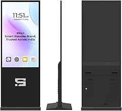 Interactive Vivid Non Touch Screen Digital Standee Kiosk- Android Wi-Fi Floor Stand Digital for Restaurants, Exhibitions,Shopping Malls,Weddings&Real Estate Projects (Touch Screen,75 Inch)
