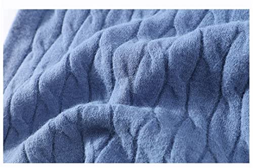 Fulbant Men Fleece Turtleneck Sweater Streetwear Winter Turtle Neck Men Sweater3