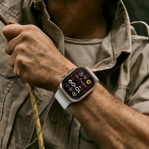 Image of Suitisbest Straps Compatible for Apple Watch Ultra 3 Strap 49 /46 /45 /44 /42 /41 /40 /38mm, Stretchy Nylon Sport Loop Strap with S-Hook for Apple Watch Ultra 3 /2 /1 SE3 Series 11 10 9 8 7 6 5 4【Band only】