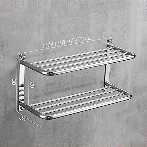 Gweat Light Acero Inoxidable de Doble Cremallera baño Toalla,67cm