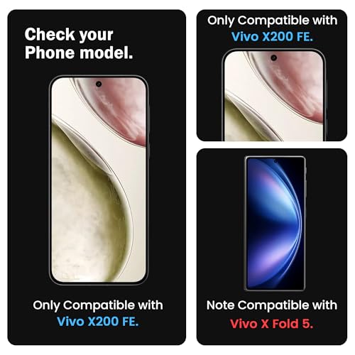 Image of FIRST MART Military-Grade Gorilla Tempered Glass forVivo X200 Pro (6.31 Inch) With Installation Kit | Edge to Edge Coverage | Black [2 Pack]