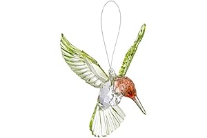 Ganz Red Throated Hummingbird Christmas Tree Ornament 4.5 Inch Multicolor