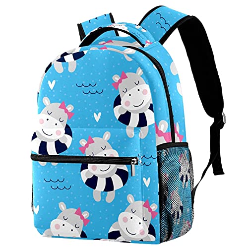 Sac à dos de voyage mixte tête de bête multicolore bagage cabine léger et original style 3