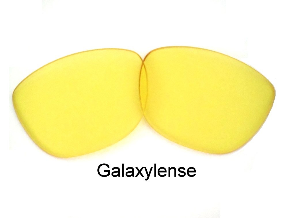 Galaxy Replacement Lenses for Oakley Frogskins 100% UVAB (Yellow Night Vision)