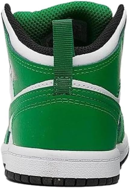 Jordan 1 Mid Toddler's Lucky Green/Black-White (DQ8425 301) - Size 5c4