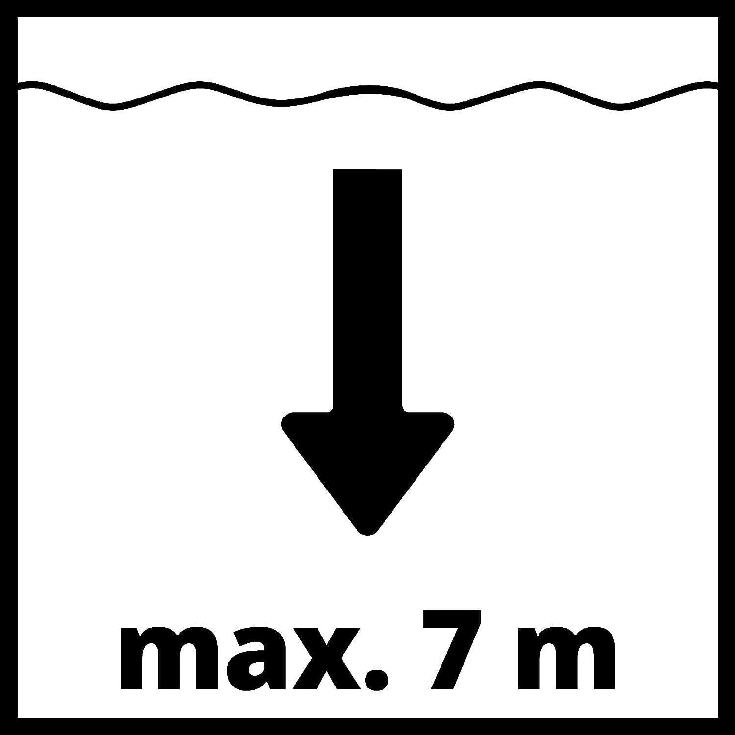 Einhell Schmutzwasserpumpe GE-DP 7935 N-A ECO (790 W, 19.000 ltr./Std., max. Förderhöhe 9 m, Anschluss 47,8 mm, hochwertige Gleitringdichtung, Kunststoff-Edelstahl-Gehäuse, inkl. Universalanschluss)