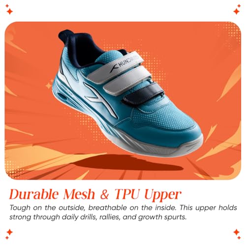 Image of Hundred Court Champions Unisex Non-Marking Court Shoes | Badminton, Pickleball, Table Tennis & Other Indoor Sports | Lightweight, Cushioned Grip
