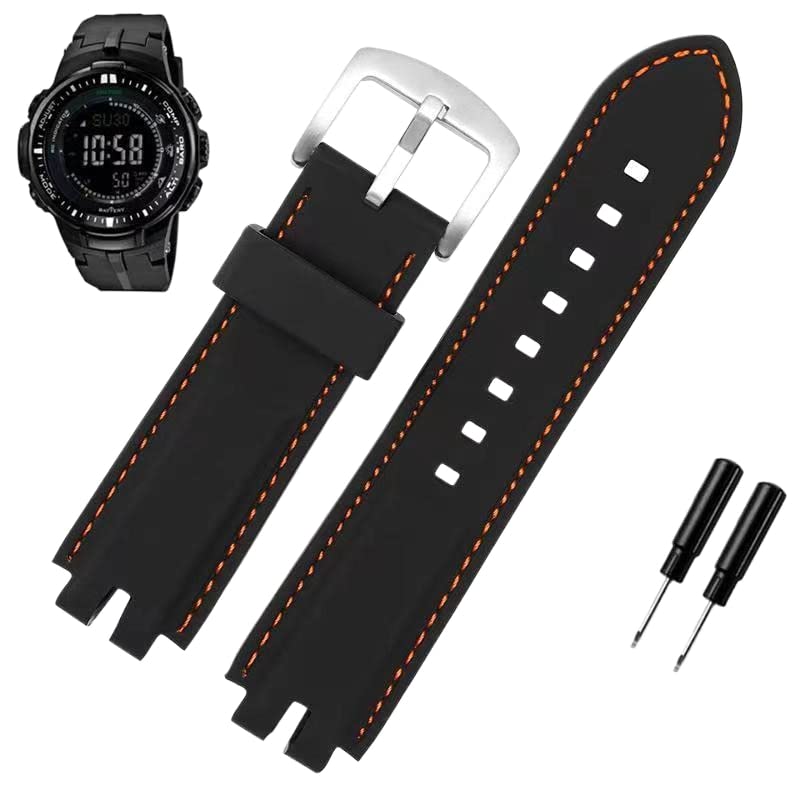Bracelet Casio PRW-3100 silicone anti-irritation et sueur pour le sport