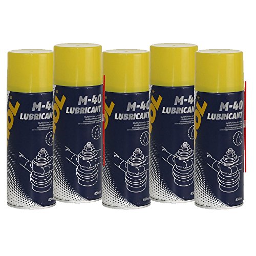 MANNOL 5 x 450ml 9899 M-40 Multifunktion/Kriechöl Rostlöser Multifunktionspray