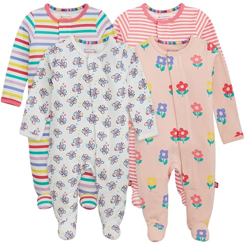 Image of Magnetic Me Cloudstretch 4-Pack Bundle | Magnetic Baby Footie Pajamas