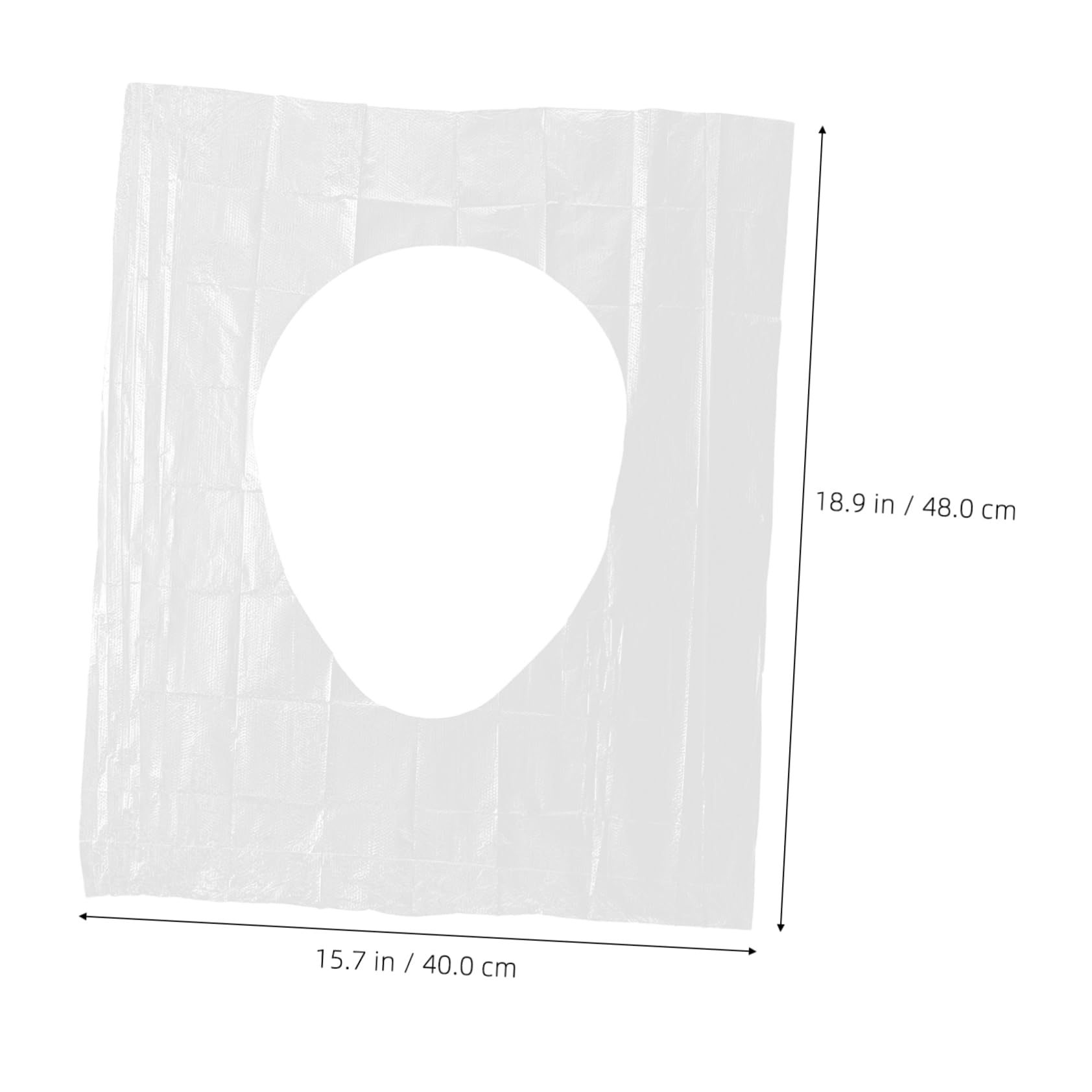 GOOHOCHY 50pcs Disposable Toilet Seat Covers Soft Travel Potty Seat Liners Bulk for Home Public Use