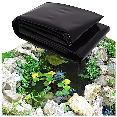 bassin en PEHD noir bâche résistante et flexible de 4 x 6 m contre les fuites d'eau