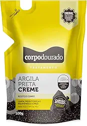 CORPO DOURADO ARGILA PRETA CREME BISN 100GR