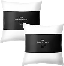 REZOA (レゾア) Cushion Stuffing Made in Japan Nude Cushion 45×45 cm Set of 2 【With Moderate Elasticity, Does Not Sag, Machine Washable】