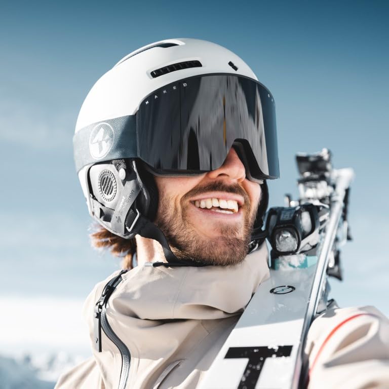 NAKED Optics The NOVA Ski Goggles Men, Ski Goggles Women, Snowboard Goggles (NOVA Moonlight, + bad weather lens included) - Image 2