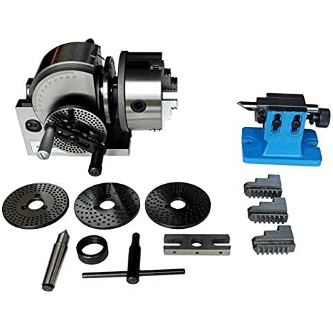 BS-0 Dividing Head Set with 5" Chuck, Tailstock, Dividing Plates, and more Cover
