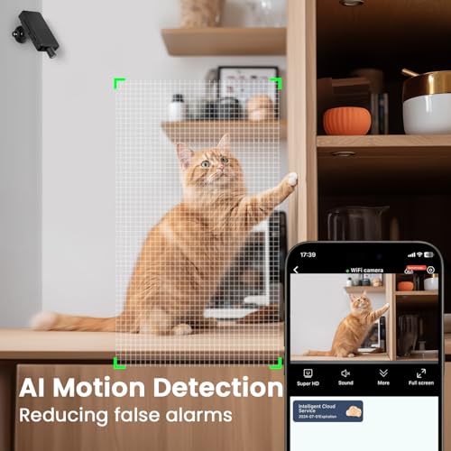 Stenrital Wifi Mini Camera | Hidden Spy Camera | 10Hr Nonstop Recording Nanny Cam, Cloud & Sd Storage, Ai Motion Detection, Clear Night Vision Wireless Security Camera thumb #4