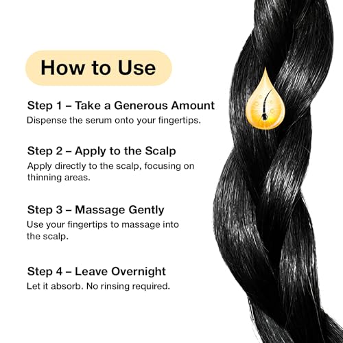 Image of Haappy Herbs Advance Hair Growth Serum 2.0 for Regrowth & Hair Fall Control | Redensyl, Procapil, Rosemary | Ayurvedic Hair Serum for Thicker, Stronger Hair | Lightweight, Non-Greasy | 30ml