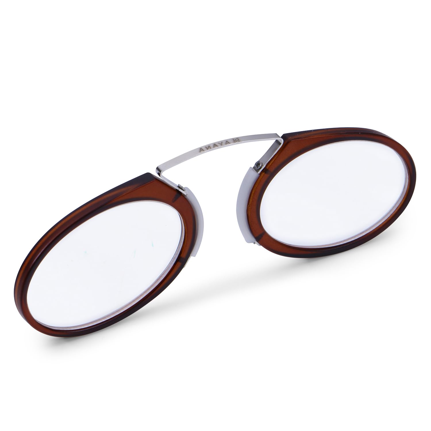 AEC ID Globus Go Everywhere Pince Nez Style Nose Resting Pinching Portable Reading Glasses With No Temple Arms Readers (+1.00, Matt Brown) (B0CYXDCKZ1) Amazon Price History, Amazon Price Tracker