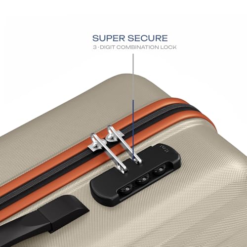 Image of Safari Astra Neo 8 Wheels 56cm Cabin Size Trolley Bag, Hard Case Polycarbonate, 360 Degree Wheeling Carry-on Luggage for Men & Women, Travel Bag, Suitcase for Travel, Trolley Bag for Travel, Champagne