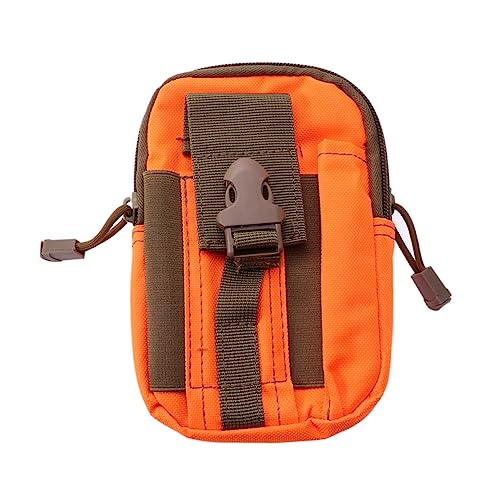 BESPORTBLE Duffle Waist Pack Sports Waist Bag for Outdoor Activities Lightweight Durable Orange Fanny Pack for Running Walking Travel and Workouts