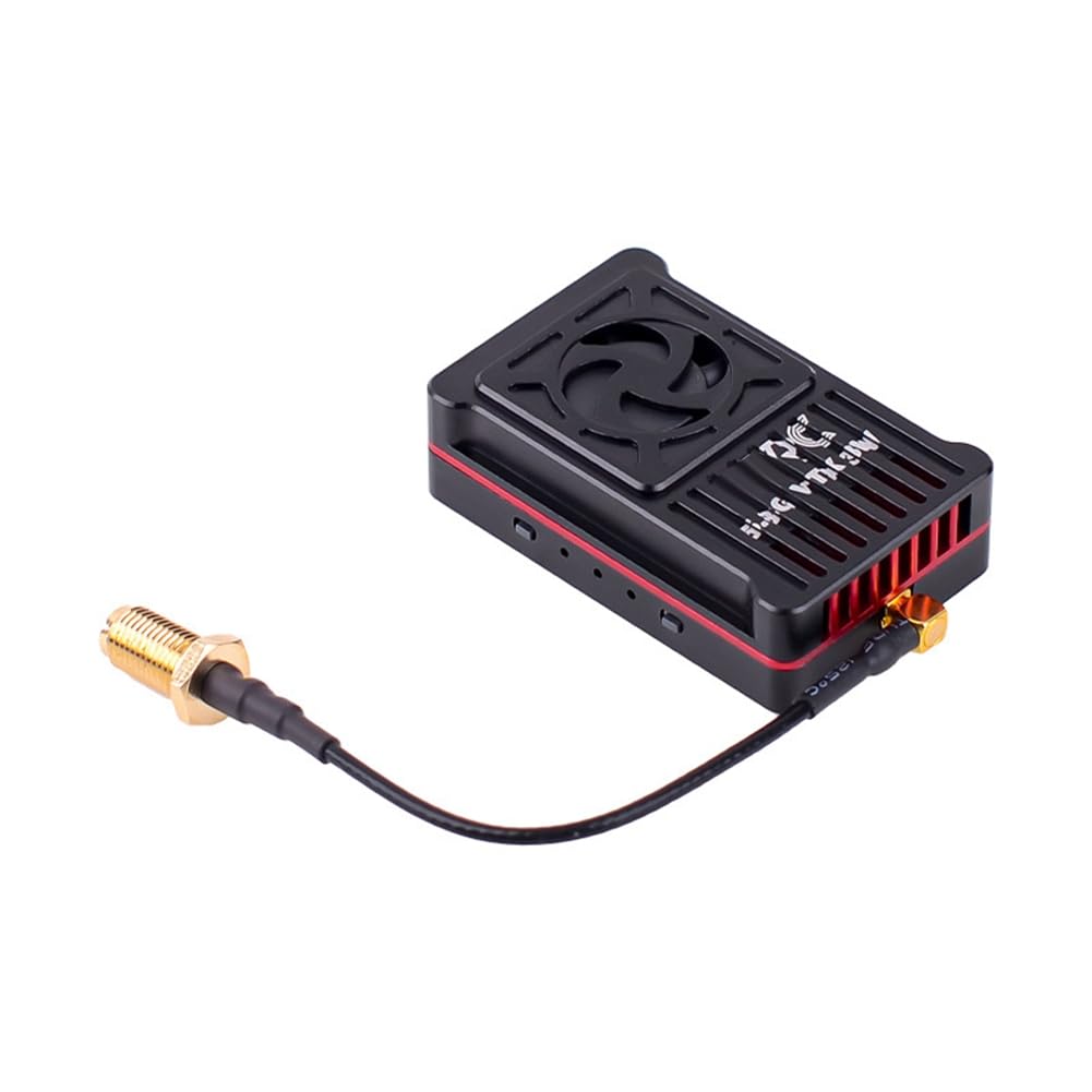 Trasmettitore Video FPV Ad Alta Potenza da 5.8G 3W VTX A 48 Canali per Droni FPV A Lungo Raggio e Modelli RC, Supporto per Batterie da 2-8S