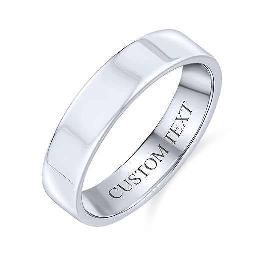 Minimalist Sterling Silver Wedding Band