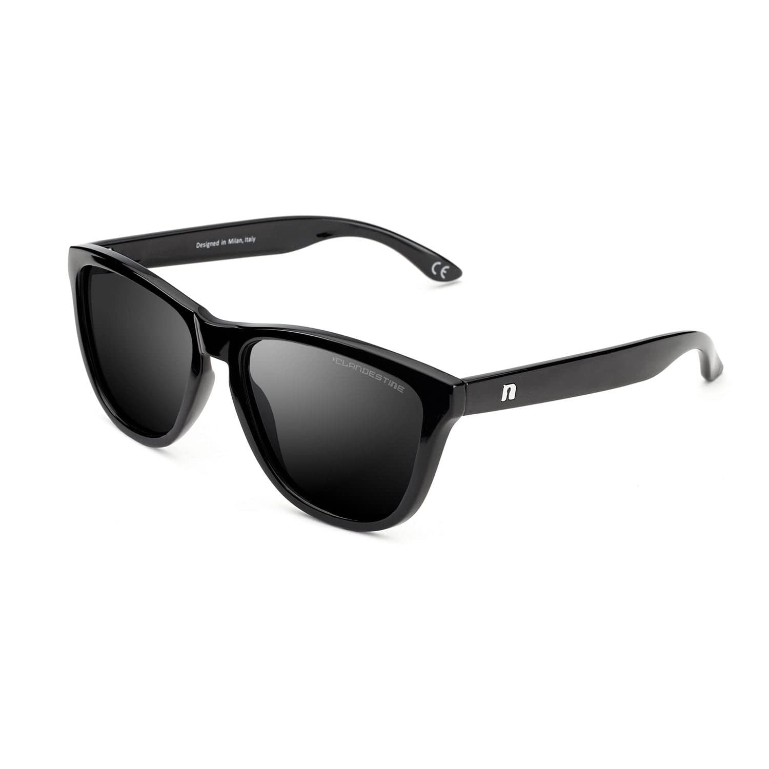 CLANDESTINE - Gafas de Sol para Hombre y Mujer - Modelo 8 - Lentes de Nylon HD y Montura Transparente en TR90 - Talla Única