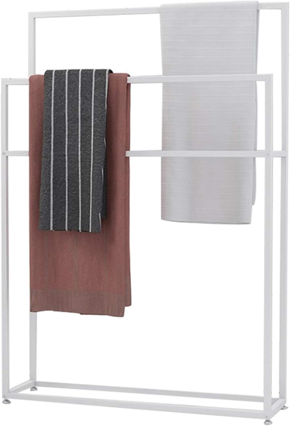 Toallero independiente, toallero independiente, toallero independiente, toallero de secado de metal, perchero de piscina (color: con, tamaño: 65 x 20 x 110 cm)