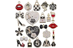 Designer Metal Croc Charms for Jewelry Making