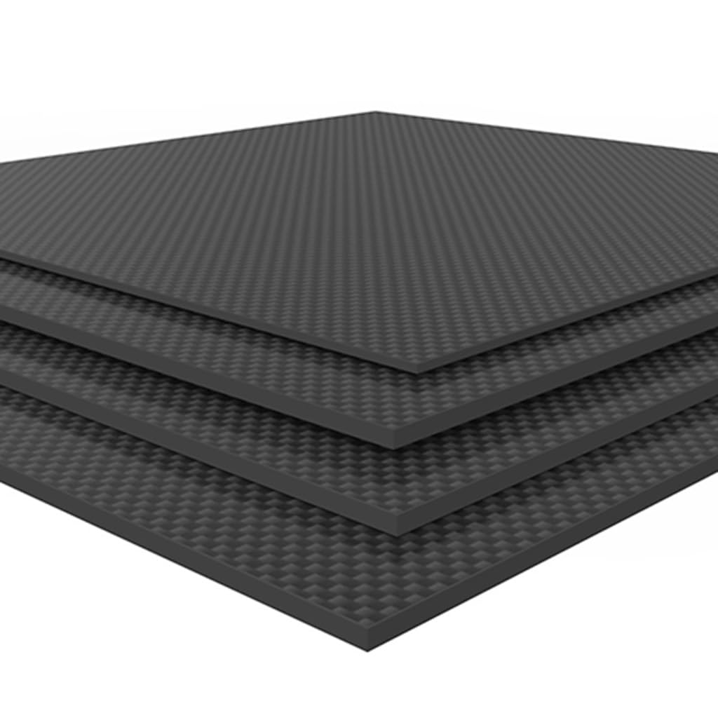 Foglio In Fibra Di Carbonio 3K Twill - 200x300x2 Mm | Per DIY, Droni E Prototipi