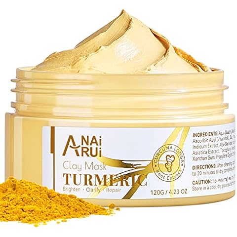 ANAiRUi Mascarilla Facial de Arcilla con Cúrcuma y Vitamina C y E Cover