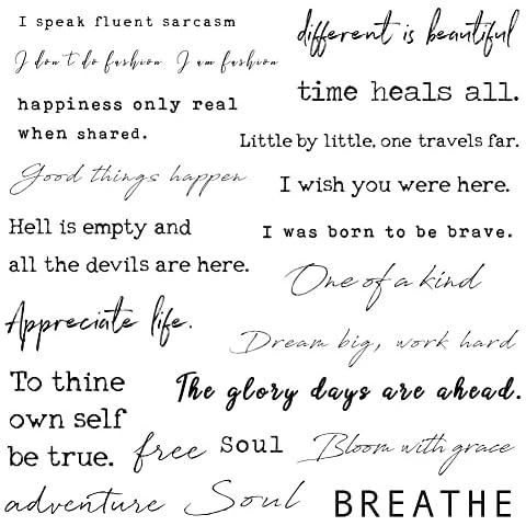 Everjoy Tatouages Temporaires Inspirants Cover