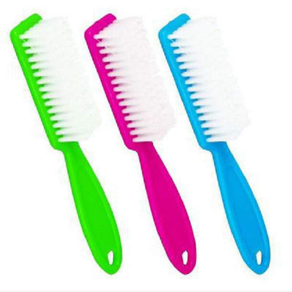 HEALIFTY Spazzola per unghie Manico lungo Spazzole per pulizia di plastica con spazzole per Nail 4pcs